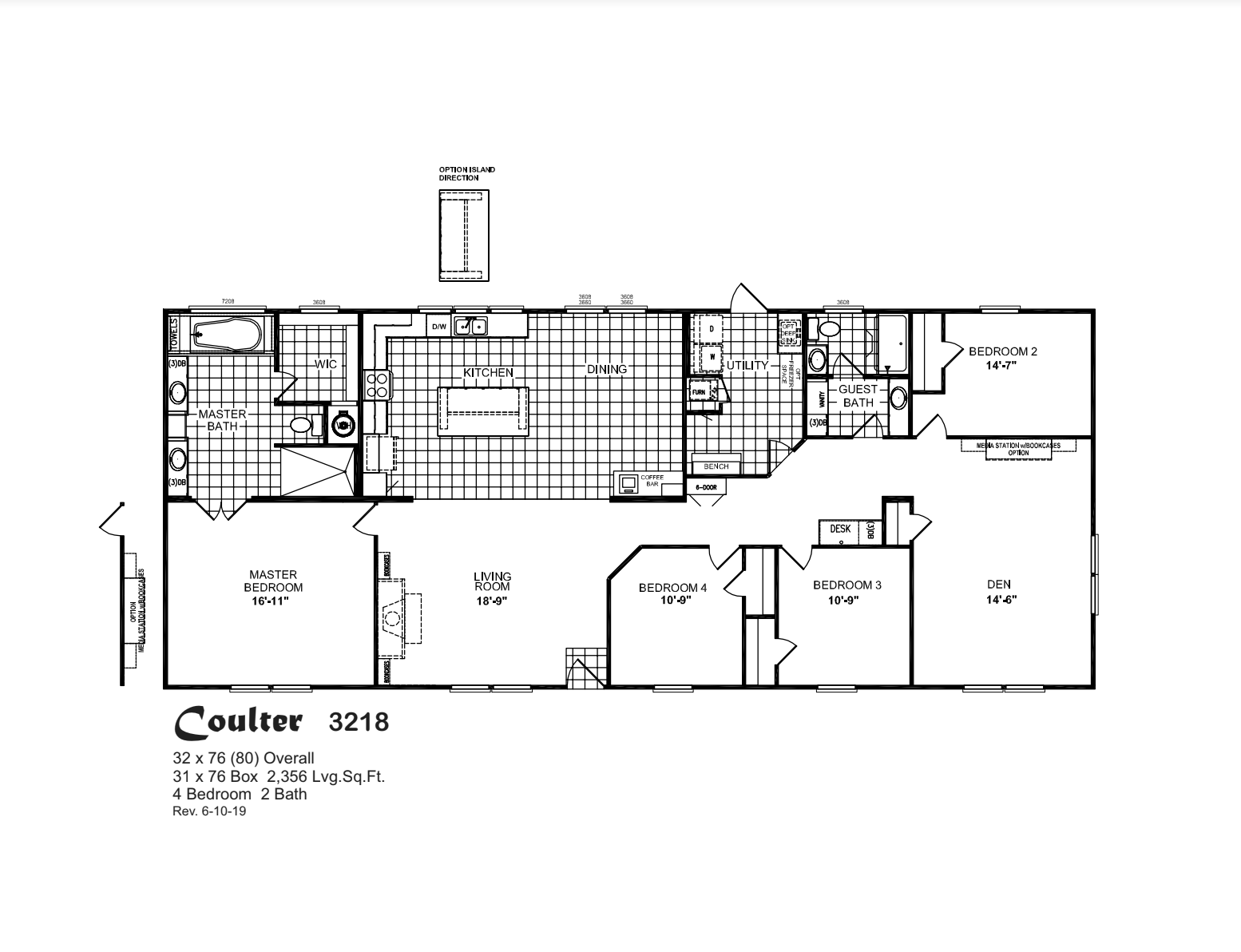 Coulter 3218 Floor Plan