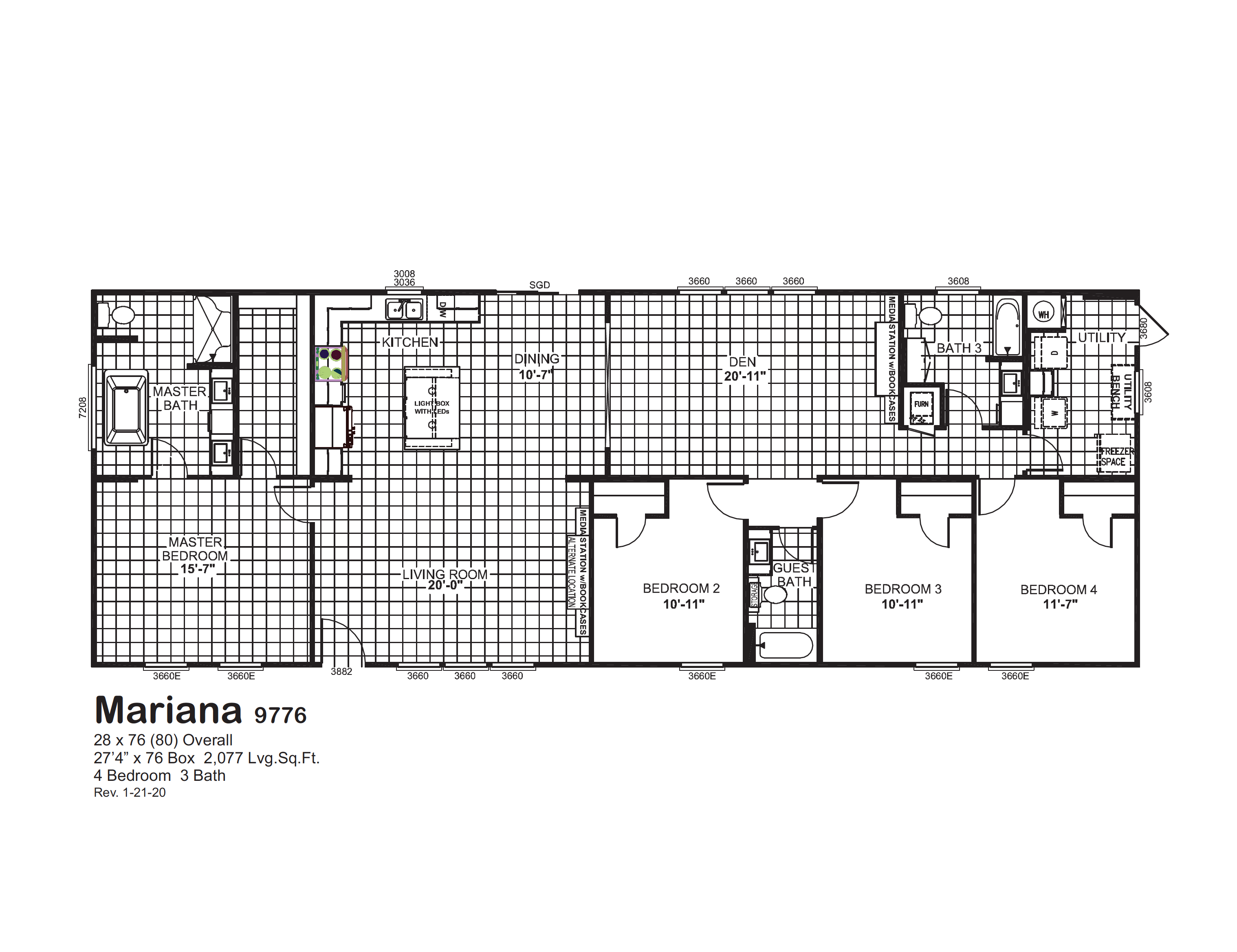 Mariana 9776 Floorplan